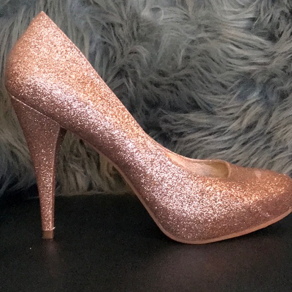 Steve Madden Sparkle Platform Pumps 8.5 M - Picture 1 of 11